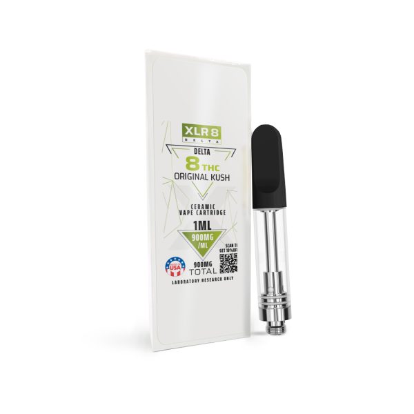 Delta 8 Ceramic Vape Cartridge Hybrid OG Kush - XLR8 Delta