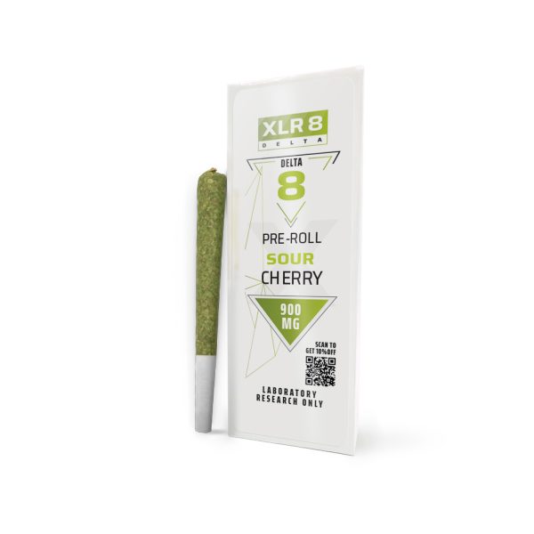 Delta-8 Pre-Roll Sour Cherry For Sale - XLR8 Delta