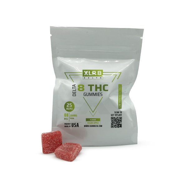 Delta 8 Gummies Vegan Apple - Image 2