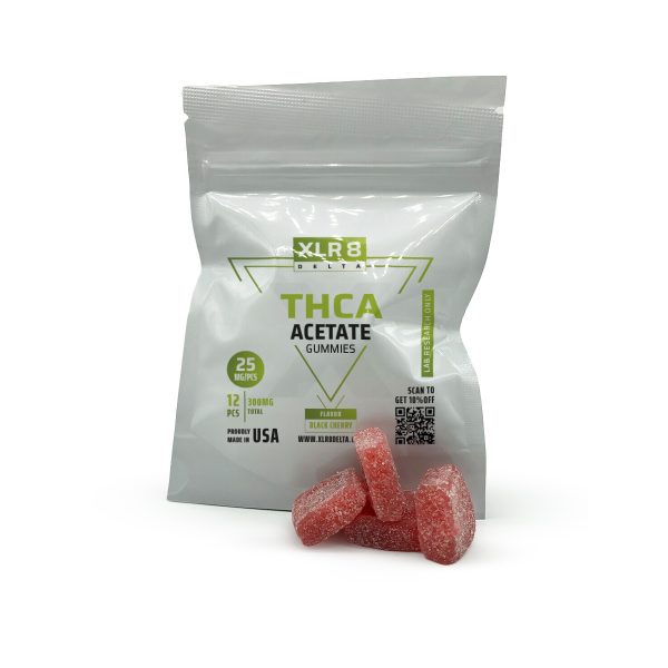 THCA Gummies Black Cherry For Sale - XLR8 Delta